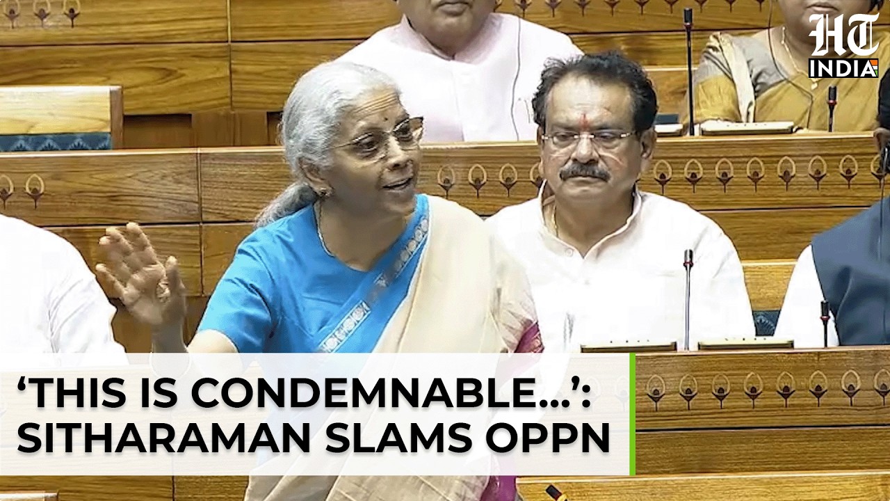 Nirmala Sitharaman Lashes Out At Opposition Amid Sloganeering; ‘They Do Not Want To…’