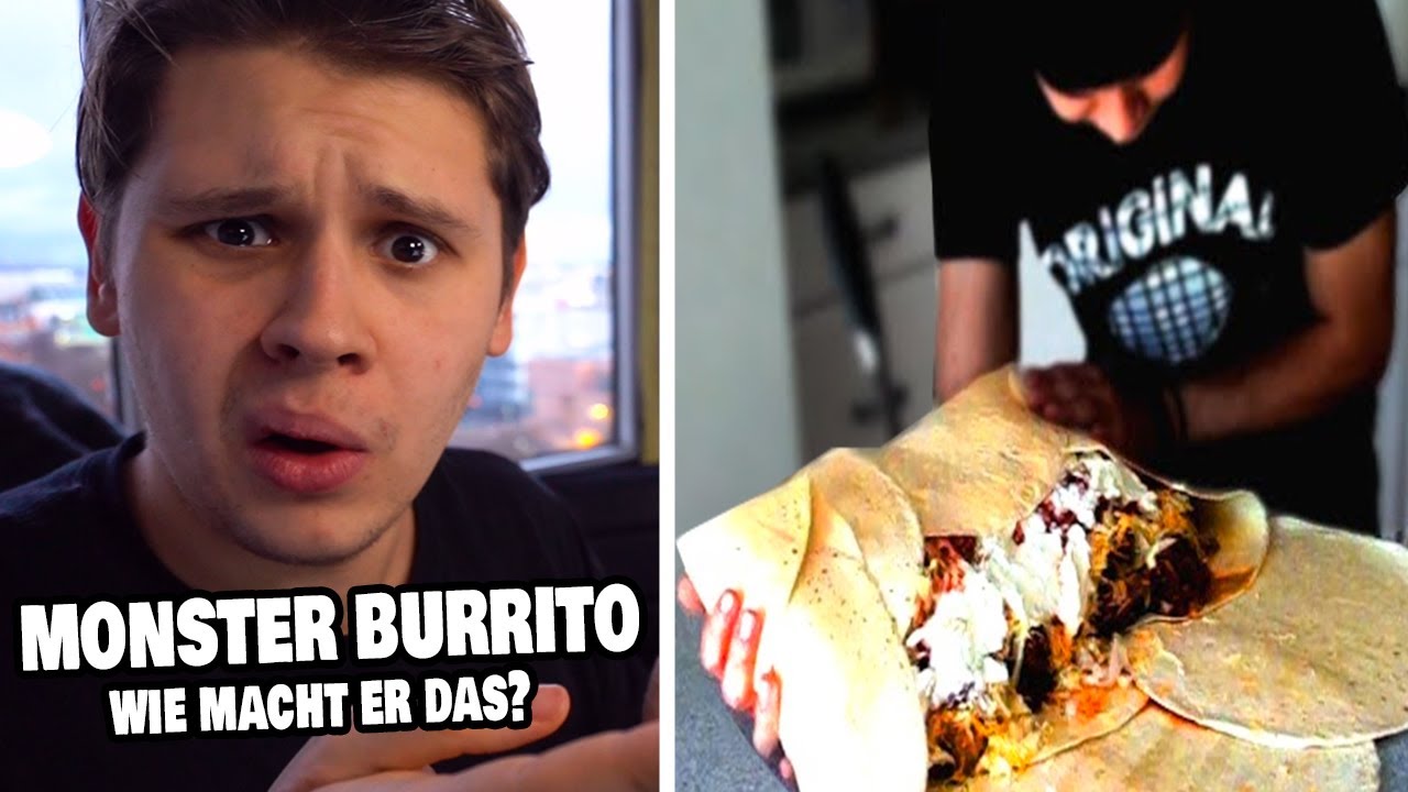 Matt Stonie isst MONSTER BURRITO😮🌯  - Evanijo glubscht👀