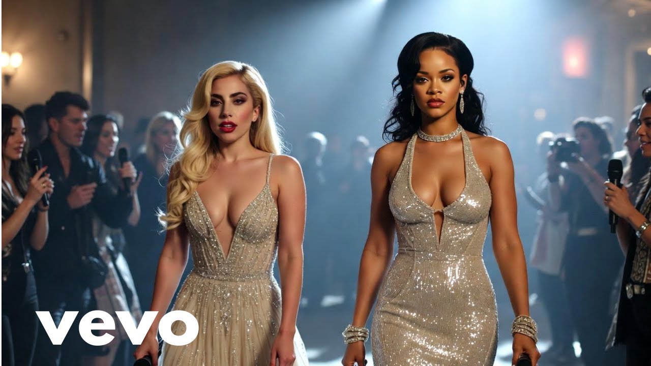 Lady Gaga ft Rihanna - Electric fever (official AI music video 2025)