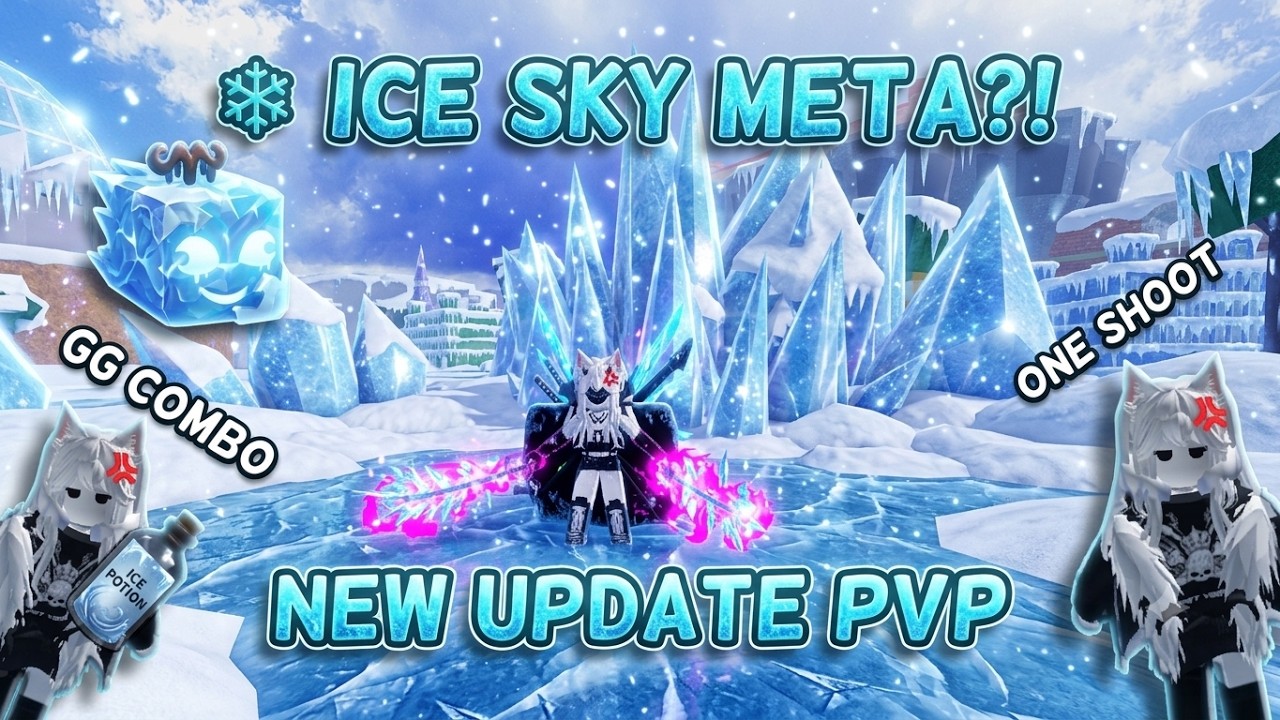 ICE FRUIT JUST GOT BUFFED! ❄️ | Blox Fruits Update | ICE SKY META BUILD PVP