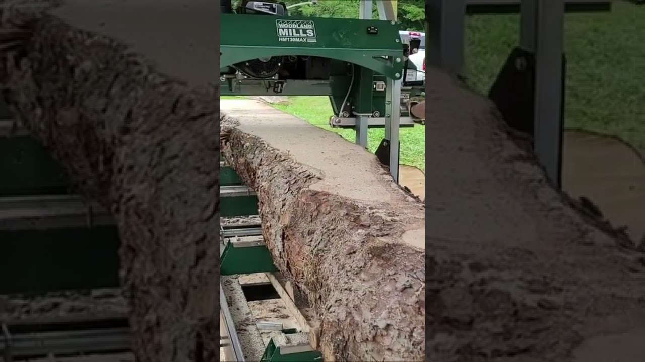 Jon the Carpenter Running the Woodland Mills HM130MAX