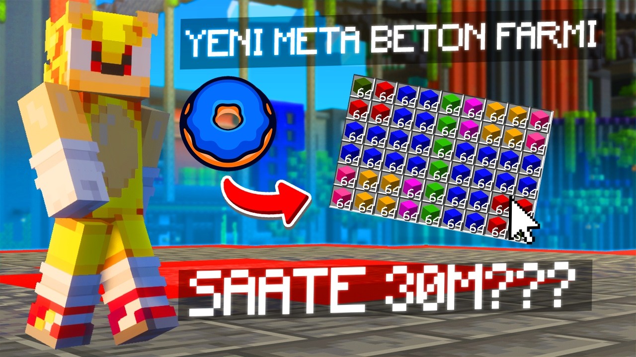 Donut SMP’de GÜNDE 720 MİLYON KAZANDIRAN BETON FARMI! 😱