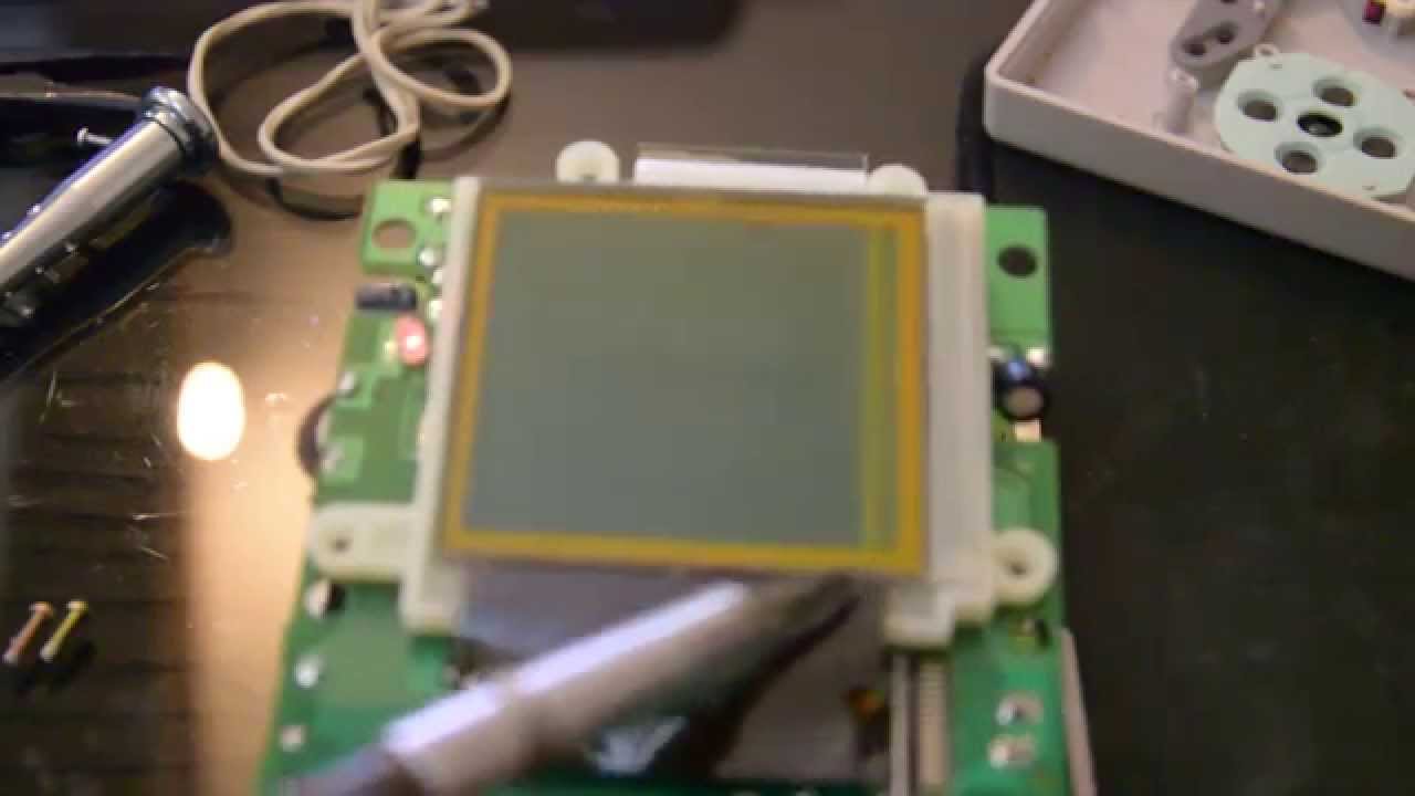 Éliminer les lignes verticales sur un écran Game Boy