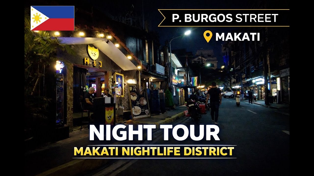Is Burgos Street the Heart of Makati Nightlife in the Philippines?