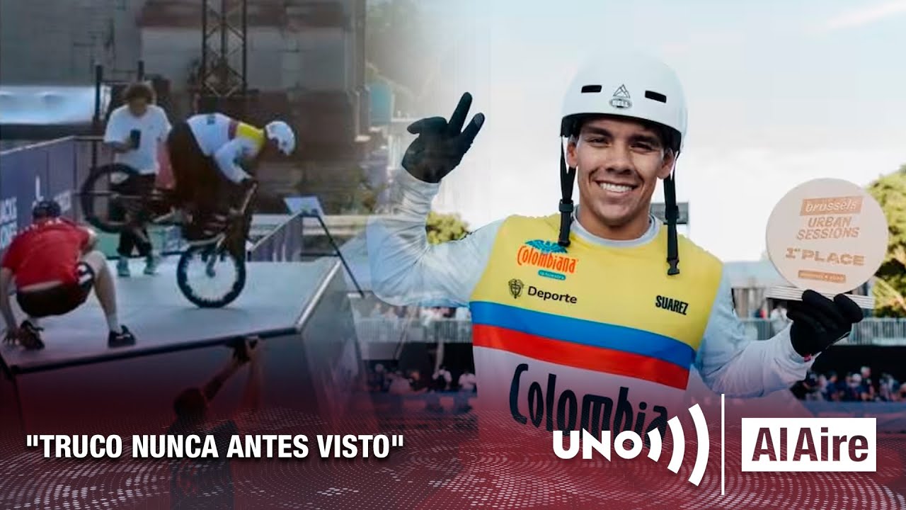 Colombiano hizo el mejor truco en el Urban Session de BMX | Noticias UNO Al Aire