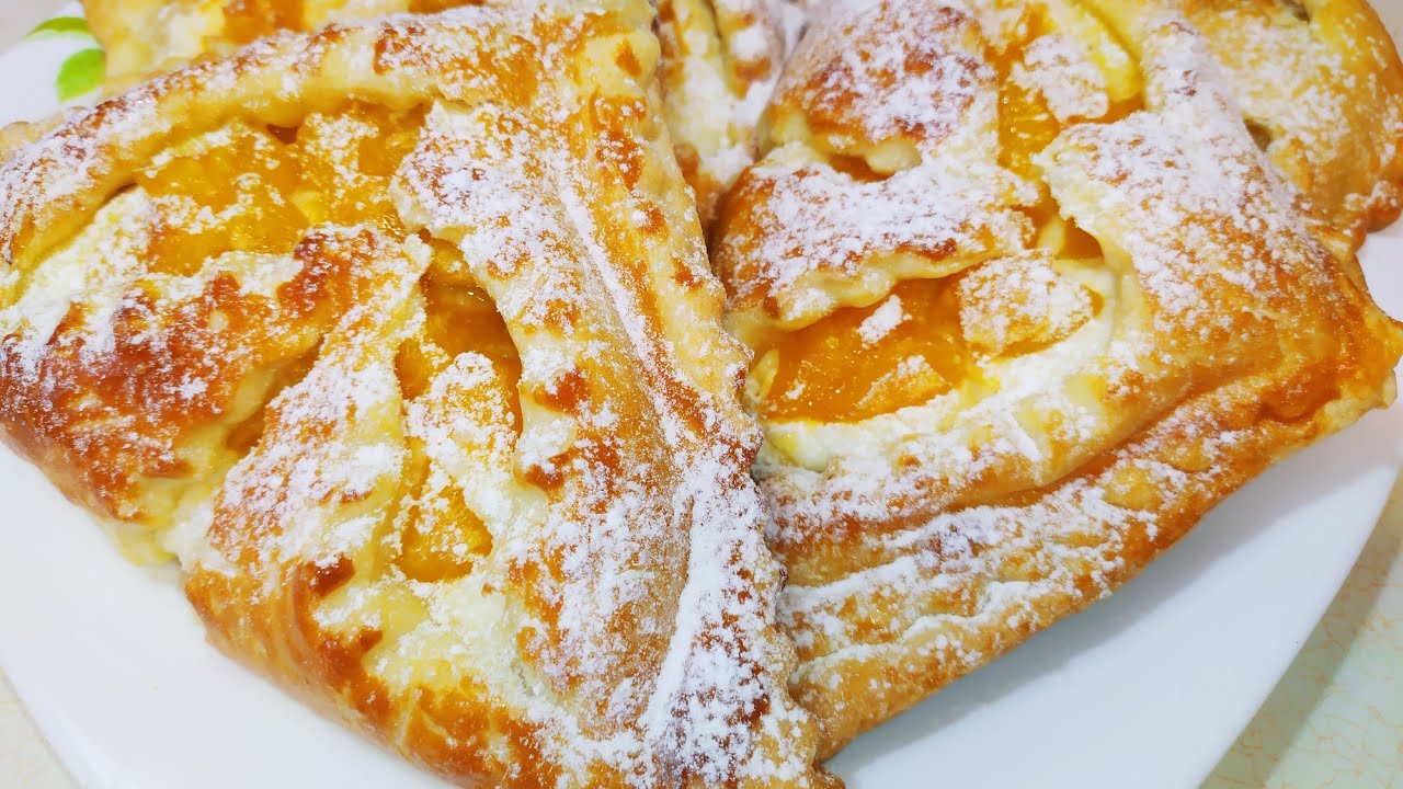 Слоёнки С АБРИКОСАМИ. Слойки К ЧАЮ.