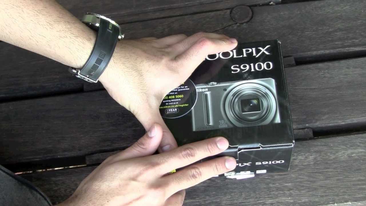 Распаковка и обзор цифровой камеры Nikon Coolpix S9100 12 МП (Full HD)