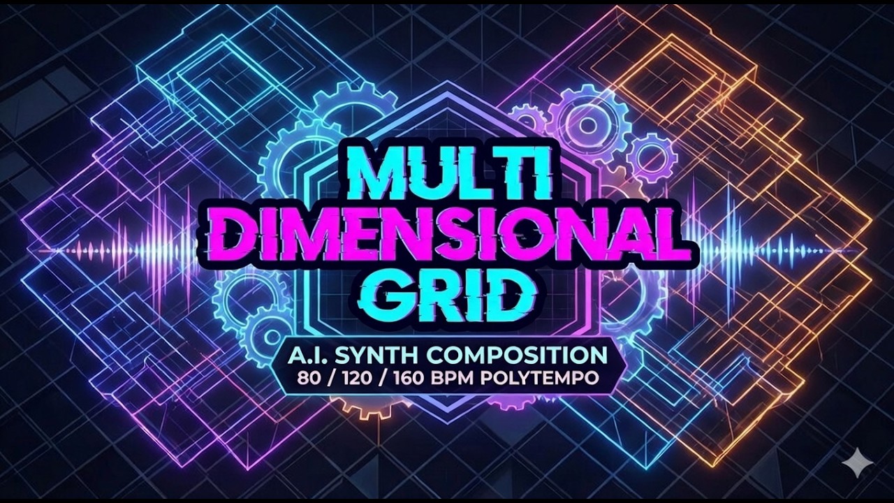 Multi Dimensional Grid: An Experimental AI Poly-tempo Tribute to Gary Numan w@ScottZo5 #SunoAI