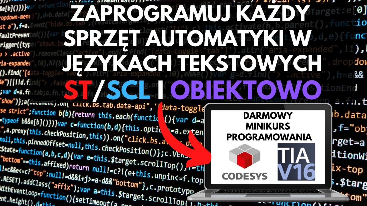 Darmowy MiniKurs programowania PLC w językach tekstowych ST/SCL i obiektowo