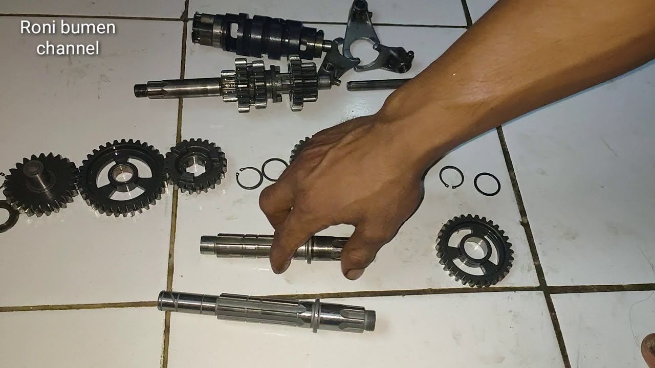 Cara merakit gigi rasio yamaha RX king