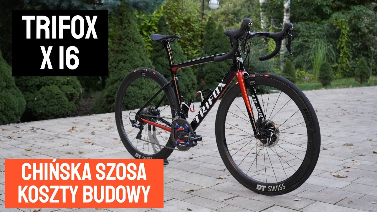 TRIFOX X-16 Niedroga Chińska rama szosowa.Koszt budowy kompletnej szosy. Dwa Warianty