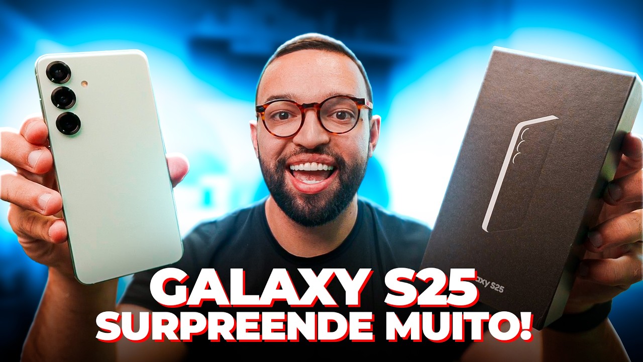 Galaxy S25 | Comprei o MAIS BARATO e me SURPREENDI! Unboxing e Primeiras Impressões!