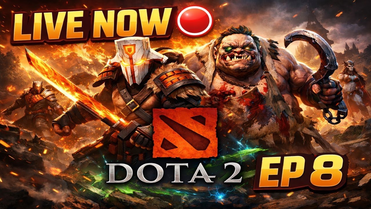 LIVE NOW 🔴 Dota 2  EP 8