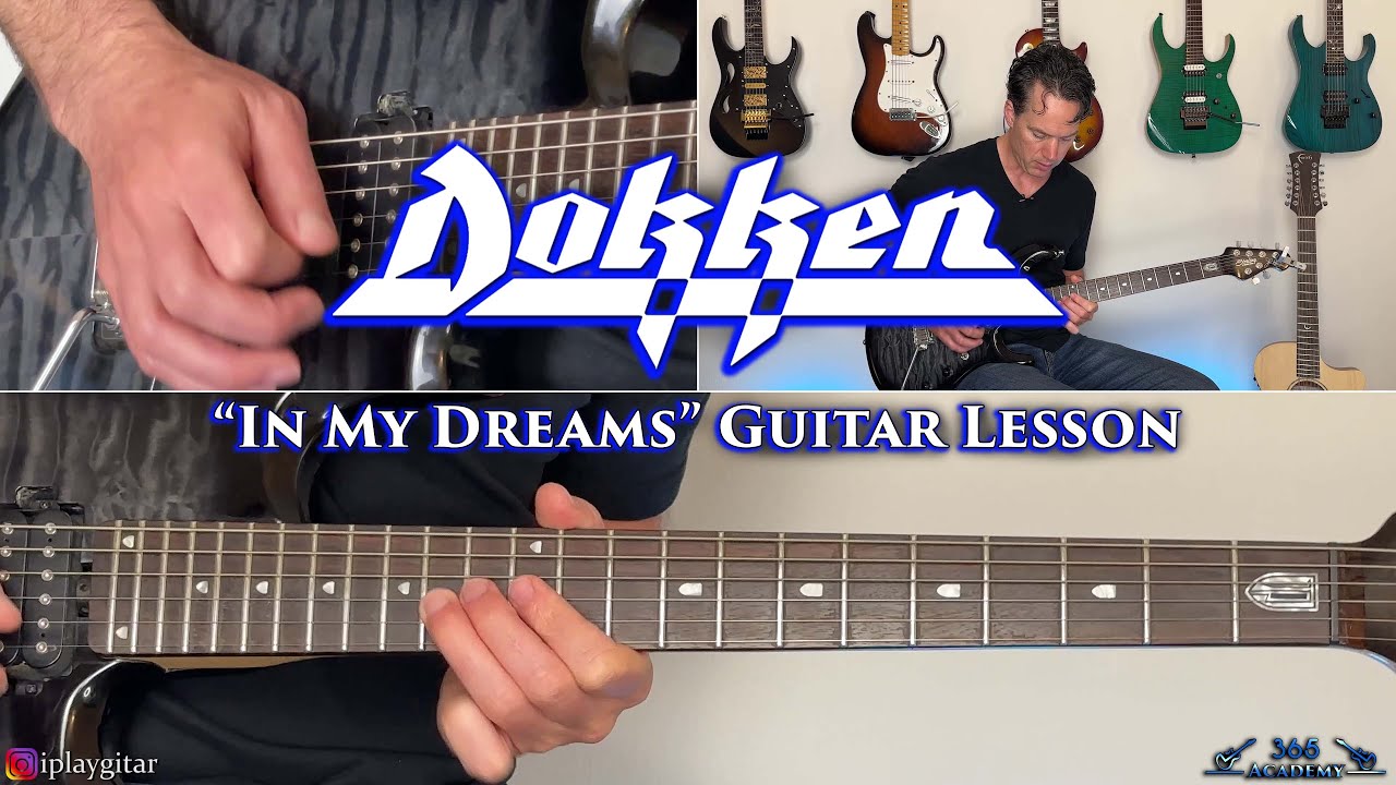 Dokken - Урок игры на гитаре In My Dreams