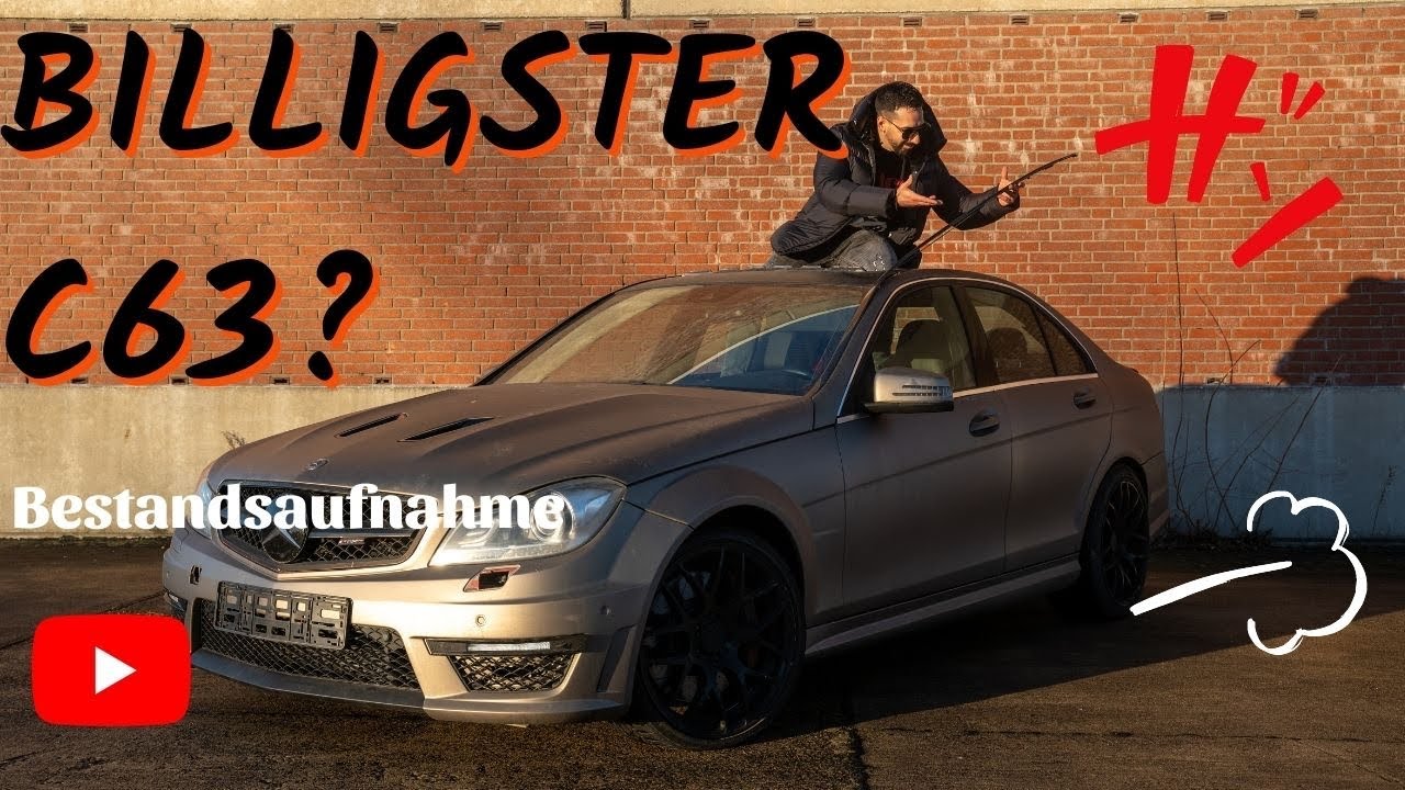 Billigsten W204 C63 weltweit in Scheune gefunden und gekauft- ranziger Totalschaden! PART 1