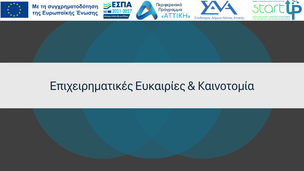 Εισαγωγη στην Επιχειρηματικοτητα