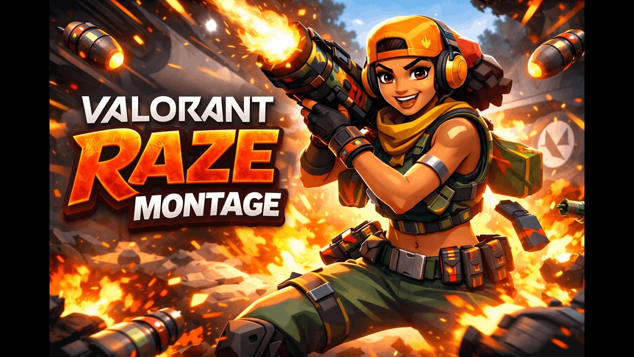 VALORANT Raze Montage | Insane Satchel & Rocket Plays | VALORANT Montage | Probably Quests