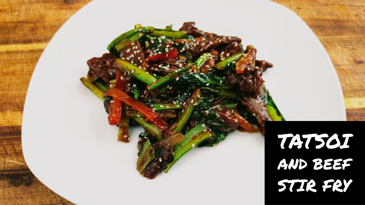 Tatsoi And Beef Stir Fry Recipe