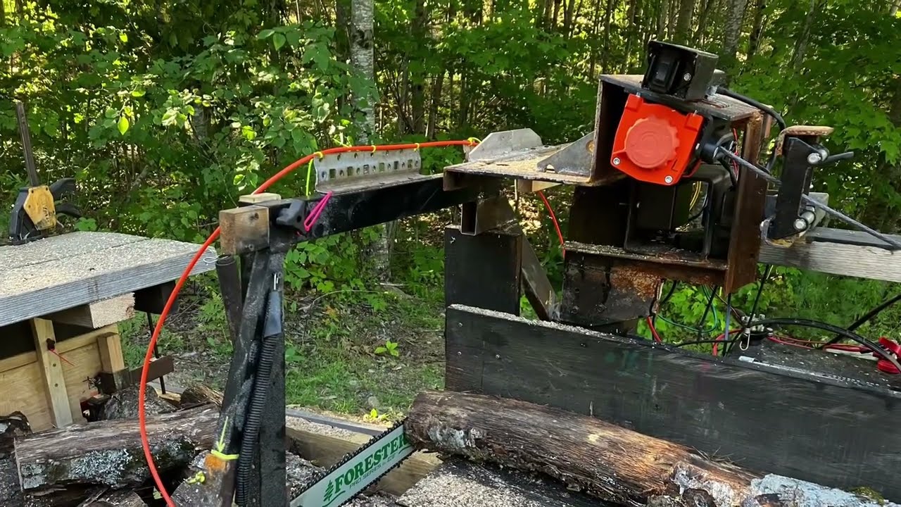 Firewood bench in full test mode