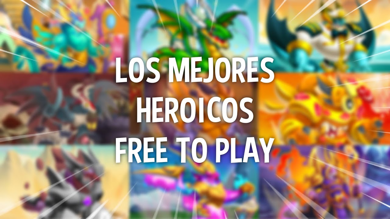 LOS MEJORES DRAGONES HEROICOS FREE TO PLAY EN DRAGON CITY 2025😱🤯