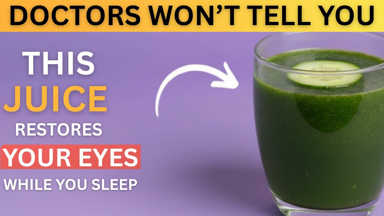“Seniors 3 Powerful Green Juices That Restore Night Vision Naturally”