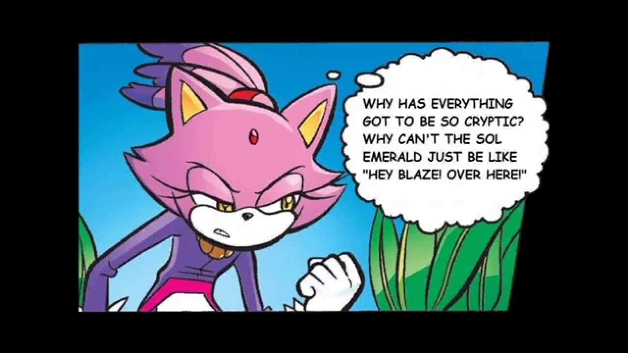 Sonic Rush Comic Parody (Part 1) - Burn Baby Burn