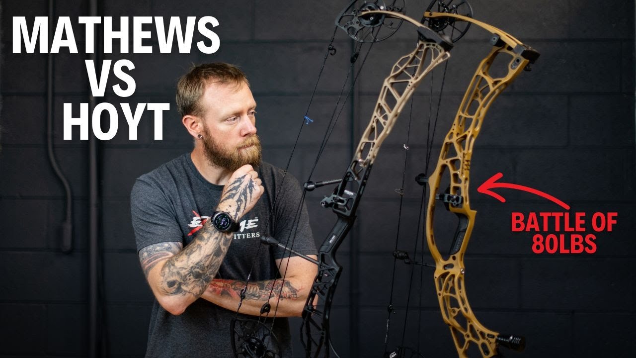 80lb Mathews Lift 33 vs Hoyt Alpha X 33 | Bow Review