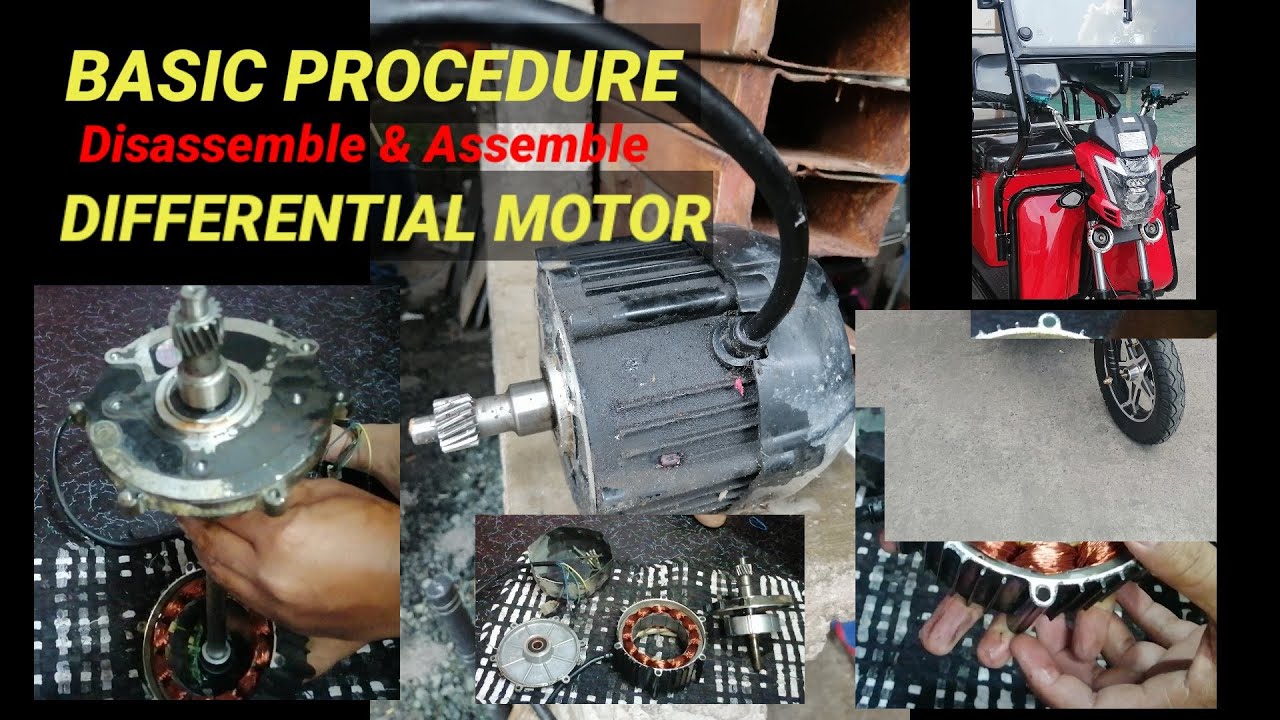 Ebike motor (Disassemble & Assemble) Differential Motor