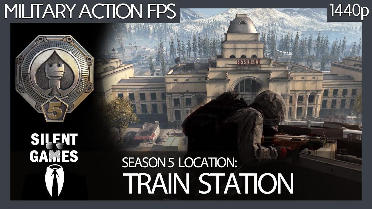 Call of Duty: Warzone Exploring the Train Station - Season 5 Map Changes (No commentary) 1440p
