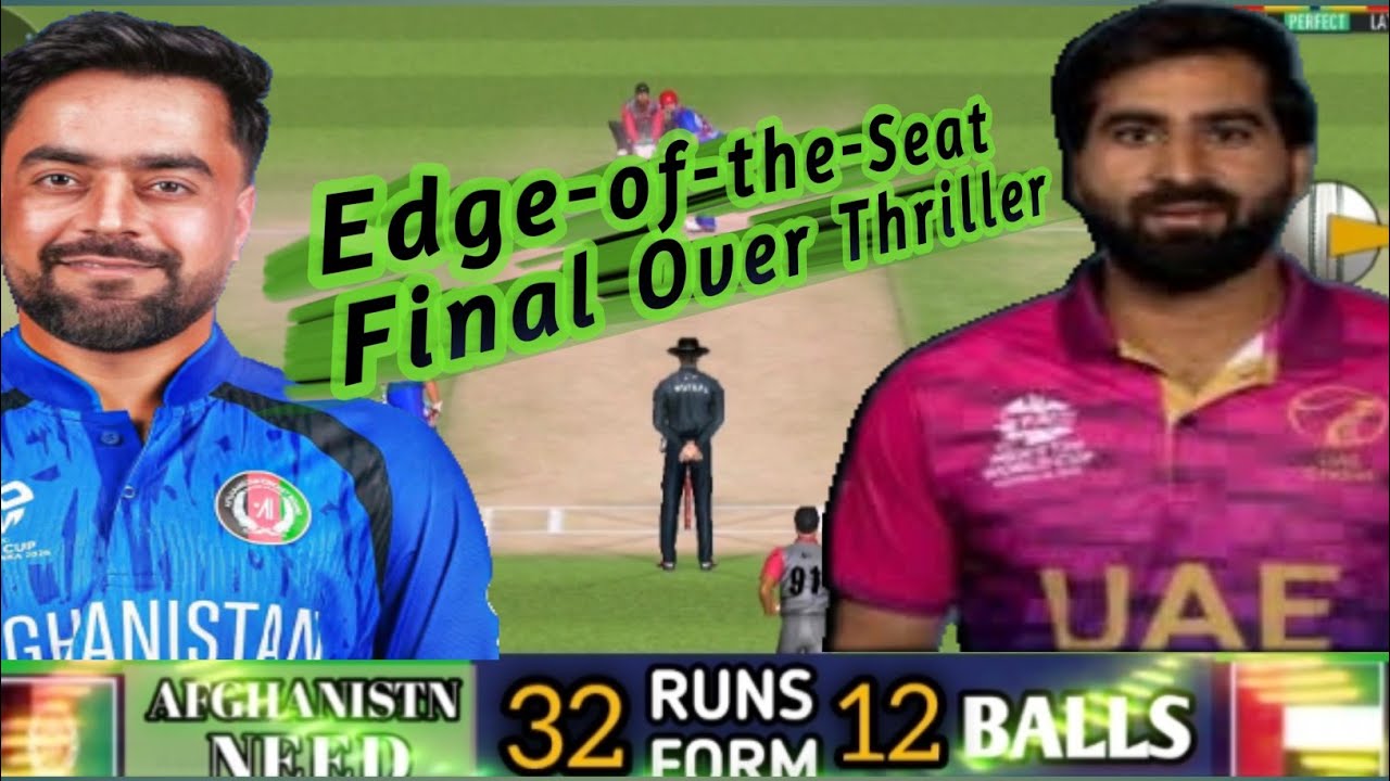 Last 18 Balls 50 Runs | AFG vs UAE Gameplay