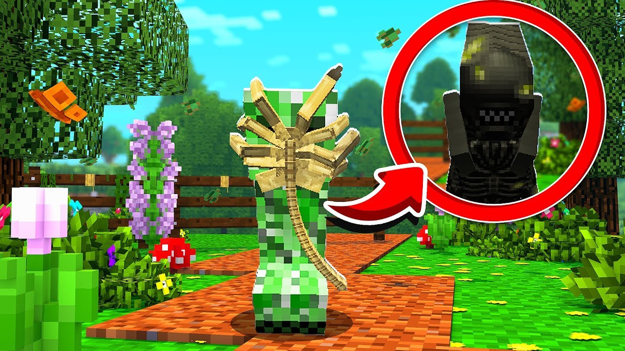Minecraft: INFECTANDO UM CREEPER!! *virou um alien explosivo* - ALIEN VS PREDADOR 2 ‹ DONAT3LO ›