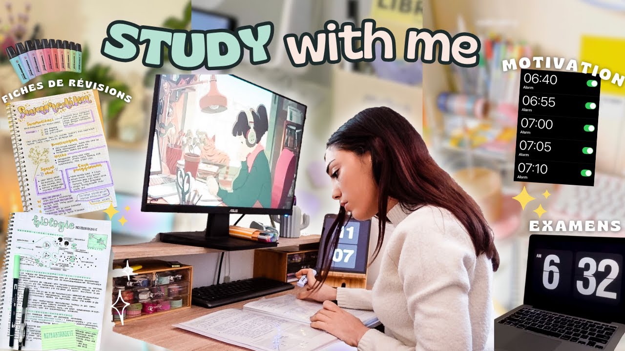 📖STUDY WITH ME 📖fiche de révisions, routine, astuces, méthodes...