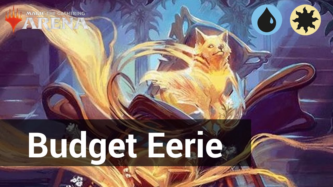 🔵⚪0 RARES!!! BUDGET AZORIOUS EERIE ENCHANTMENTS GAMEPLAY! | STANDARD BO1 DUSKMOURN | MTG ARENA