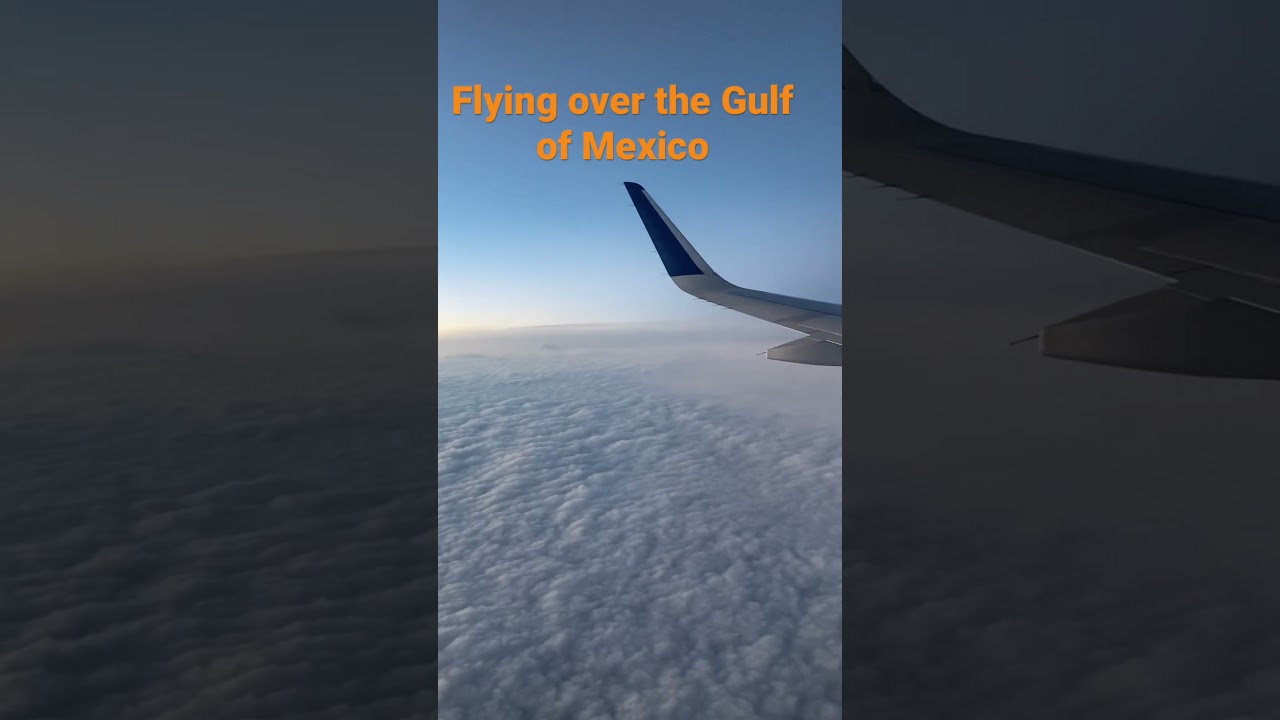 Flying over the Gulf of Mexico #airplane #gulfofmexico #flying