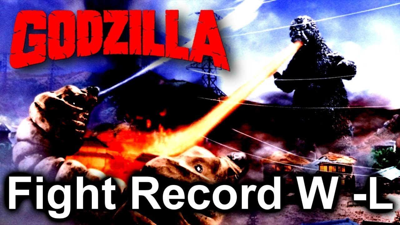 Godzilla Fight Record / Wins Losses / Showa Era