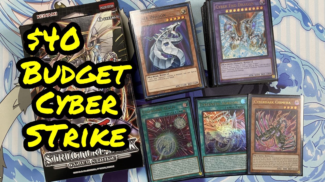 Yugioh $40 Budget Cyber Strike Deck | Cyber Dragons Are Budget Now