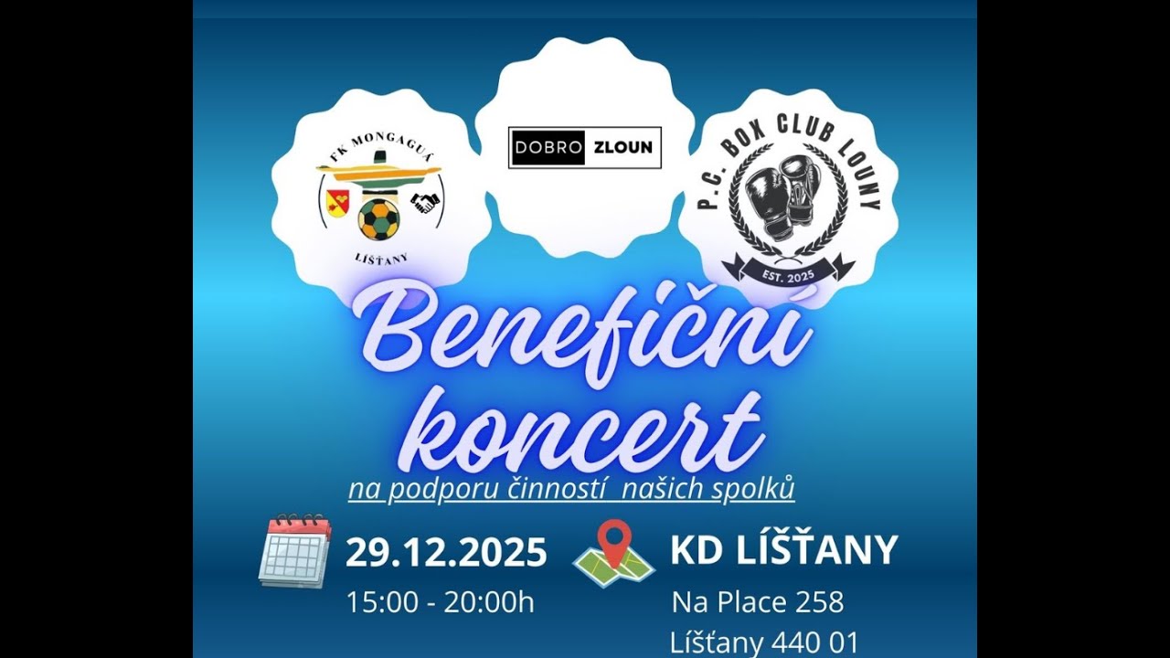 Benefiční koncert 29 12 2025