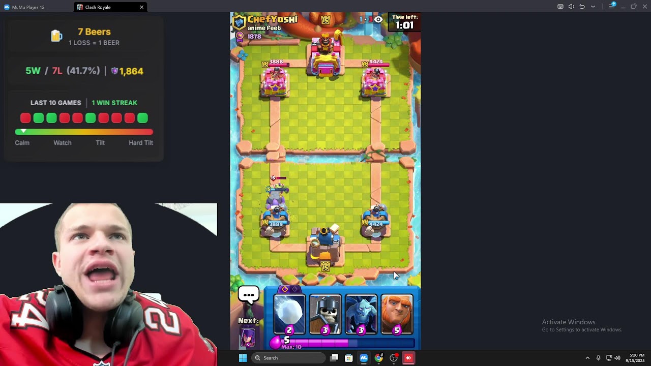 drunk clash royale