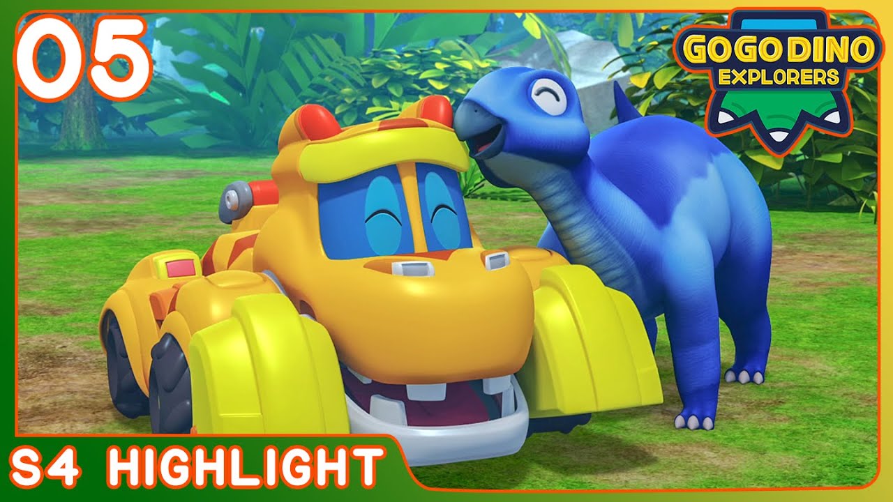 🌟 GOGODINOS4 Highlight 🌟 Ibu Reptil Yang Baik, Si Maiasaura | Kartun Dinosaurus | Petualangan EP05