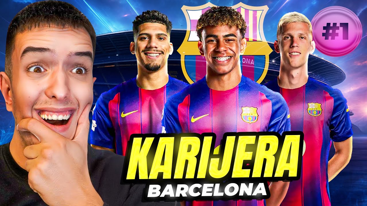ZAPOČINJEMO NOVU KARIJERU SA BARCELONOM! NAPADAMO TRIPLETU! FC25