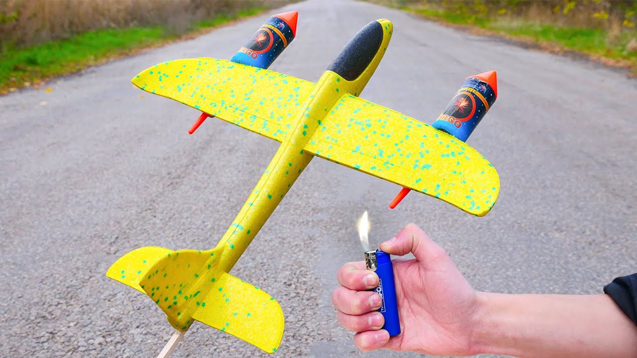 Experiment: Rocket powered Airplane!