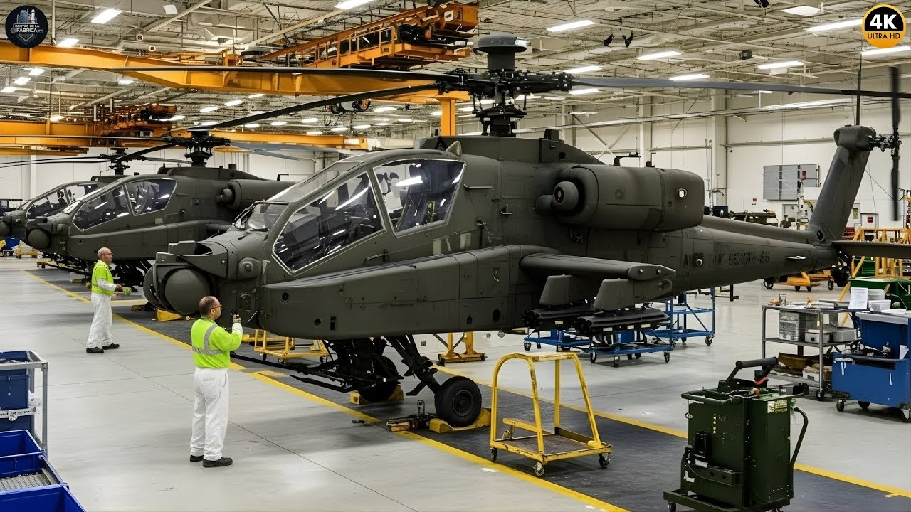 Dentro de la fábrica del Apache AH-64: construyendo el helicóptero de ataque más letal del mundo