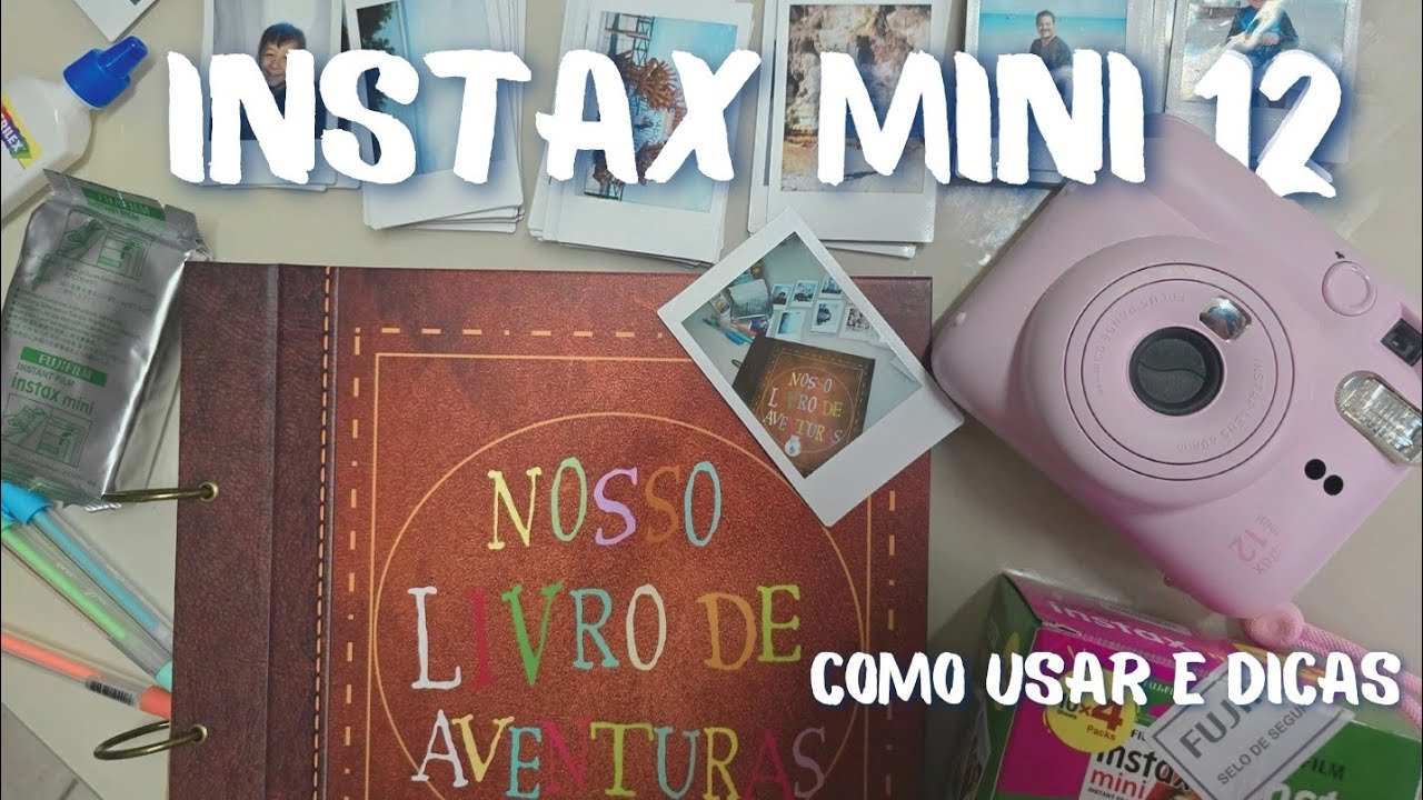Como usar a instax mini 12 e dicas de como guardar suas fotos