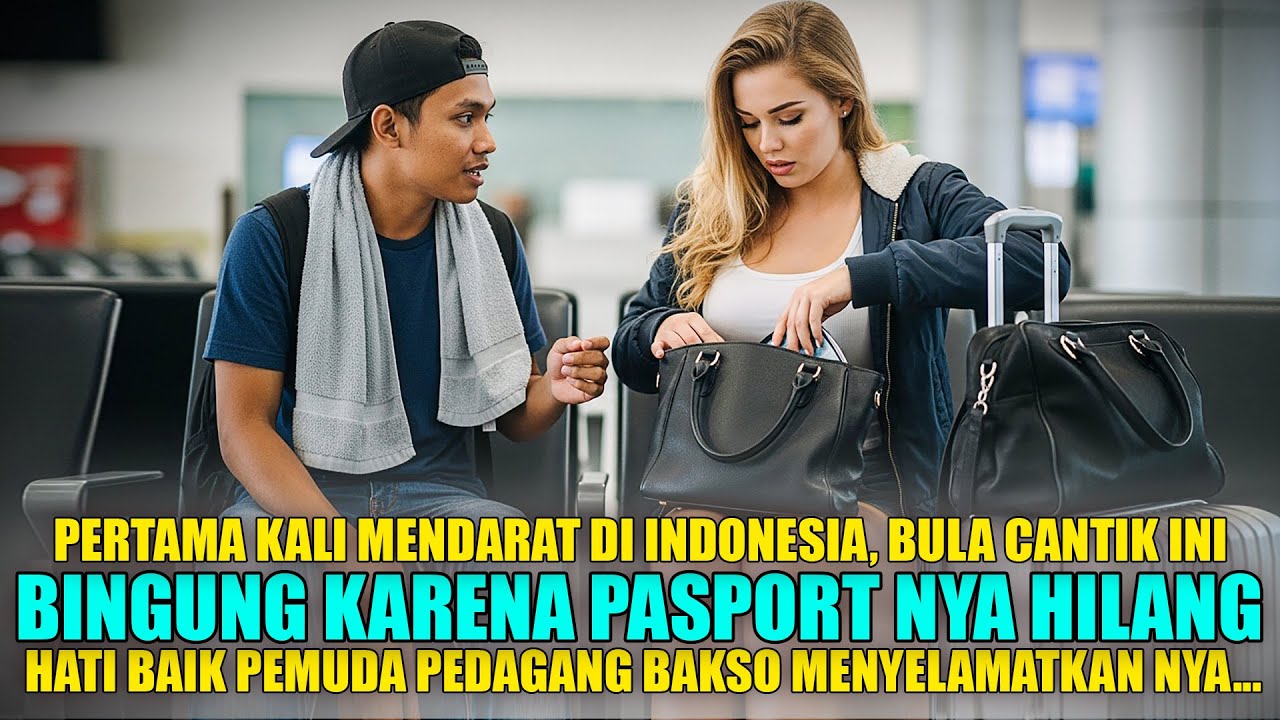 PERTAMA KALI MENDARAT DI INDONESIA, BULE INI KEHILANGAN PASPORNYA & DIAJAK KE RUMAH PEMUDA ITU...