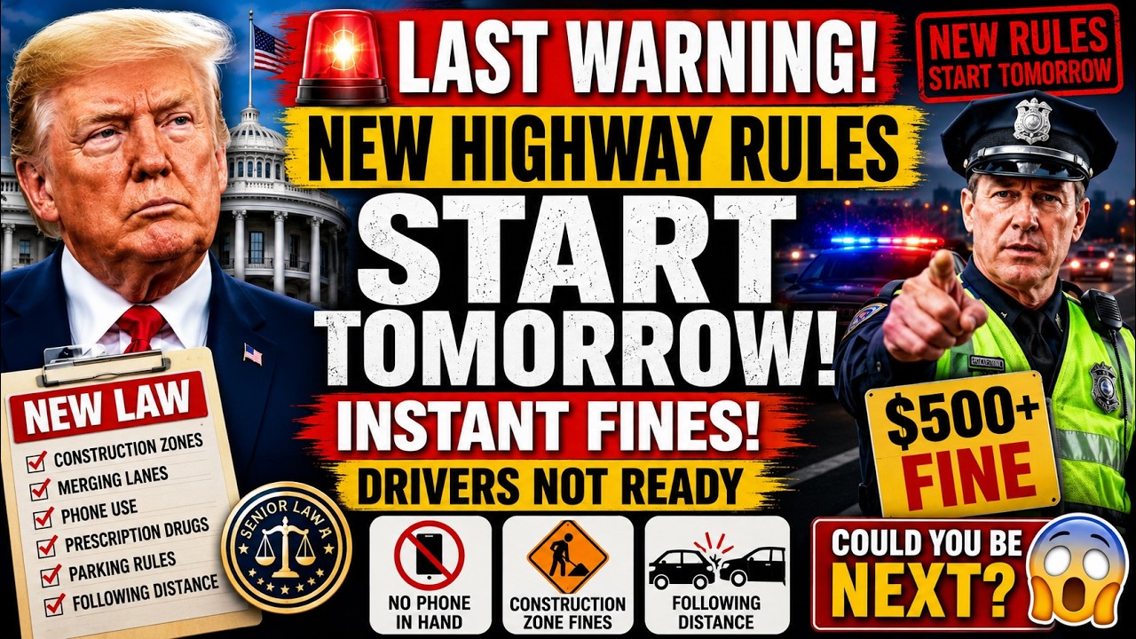 🚨 LAST WARNING New Highway Rules Start TOMORROW &mdash; Don't Drive Until You Watch This