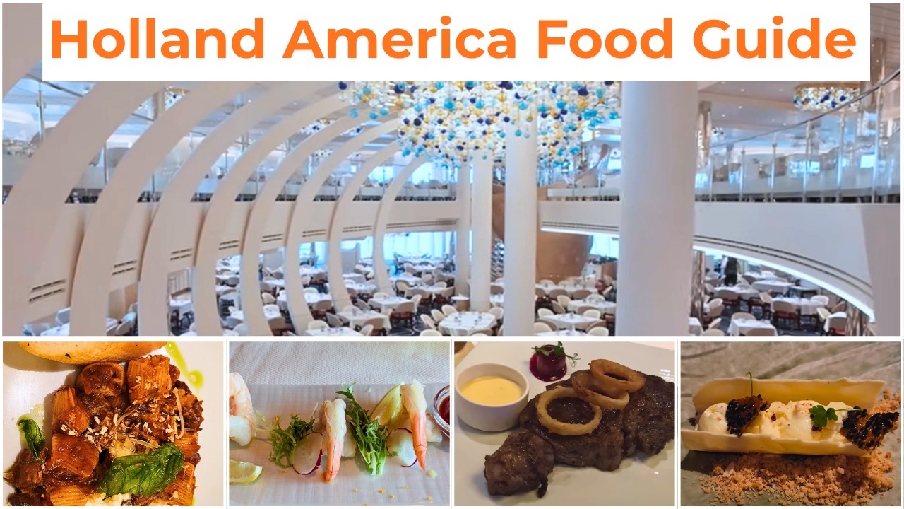 Every Food Option on Holland America | Complete Dining Tour