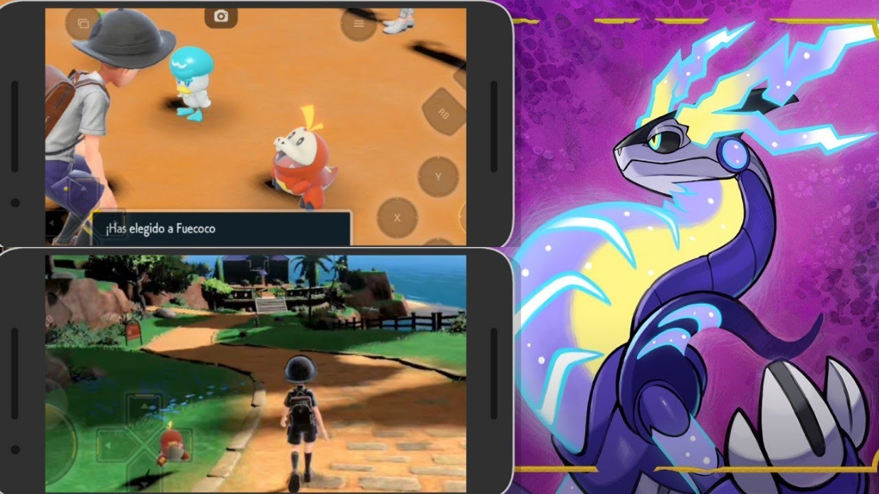 COMO JOGAR POKEMON SCARLET E VIOLET NO CELULAR (Frango Games- M&aacute;quina de Vegetais)