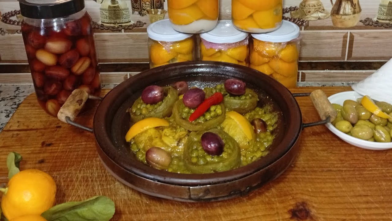 أسرار نجاح طاجين القوق والجلبانة بالدجاج مع الحفاظ على لونه وشكله.😋💥