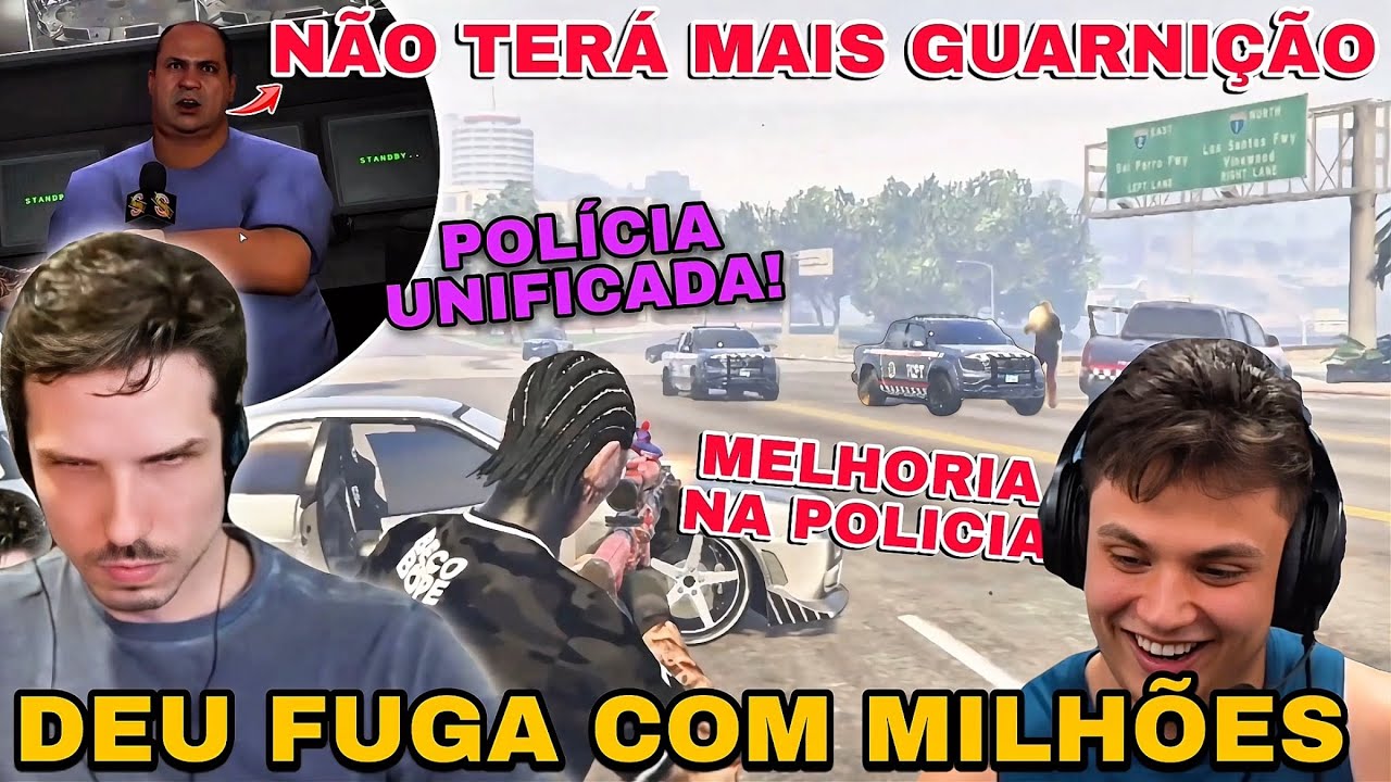 PODEROSO BAGUAL DEU UMA FUGA COM MILHÕES NO SEU CARRO! MELHORIA NA POLÍCIA DA CAPITAL!