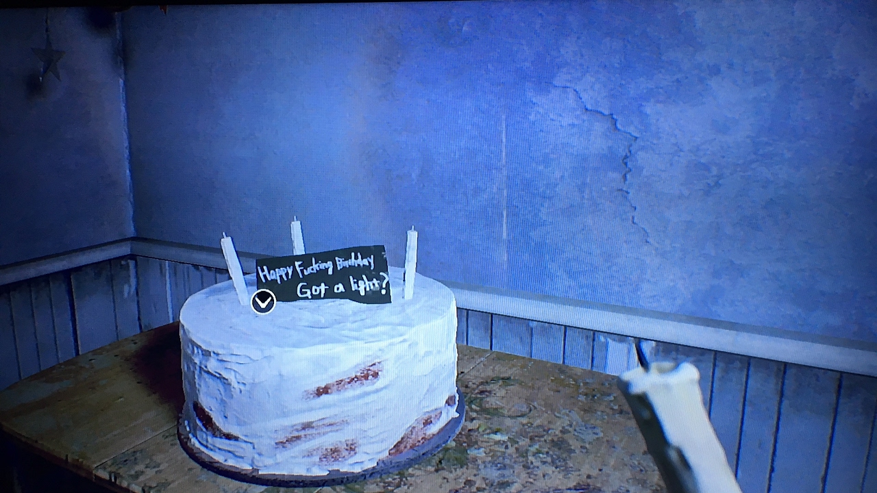 biohazard - Lighting Lucas' Birthday Cake and D Series Head